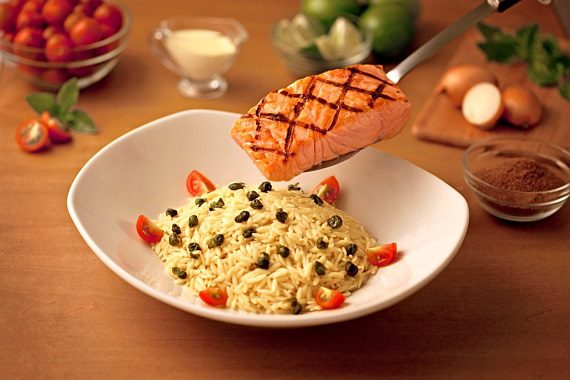 Salmone & Orzo Pasta baixa